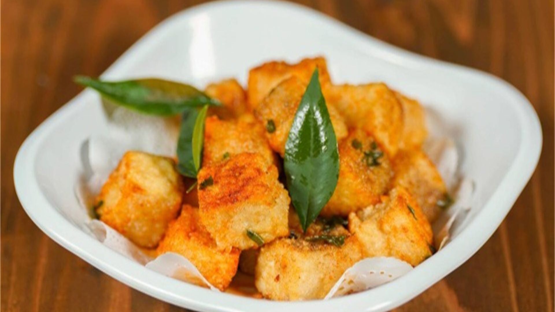 Fried Tofu at One more bite dumpling house, a Dumpling Restaurant in Wildomar